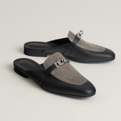 Oz mule - Black | Hermès Belgium